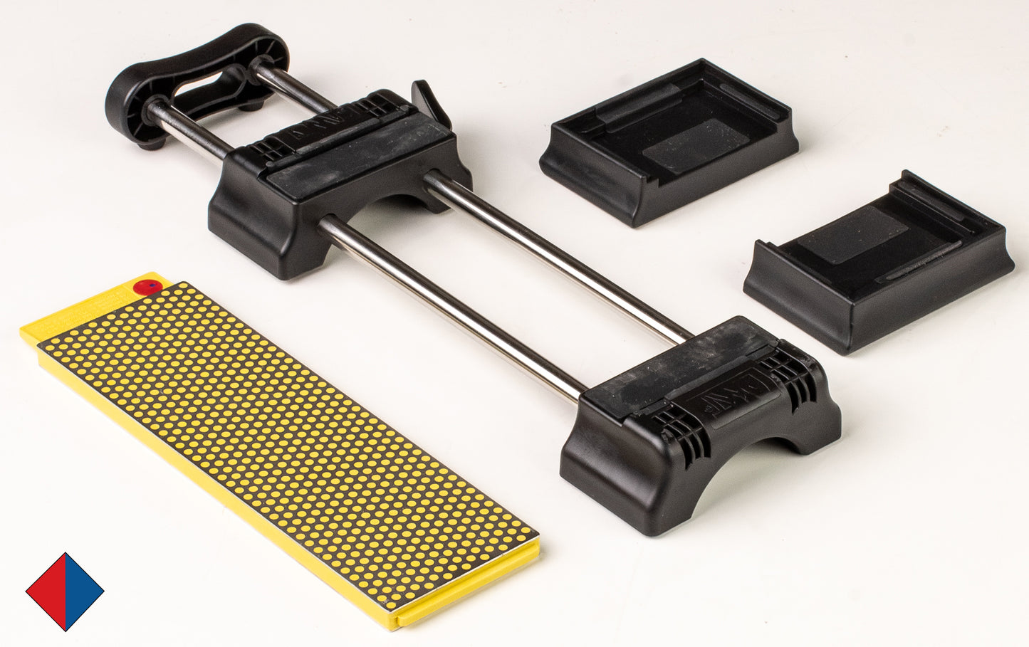 8" DuoSharp® Bench Stone with Universal Sharpening Base